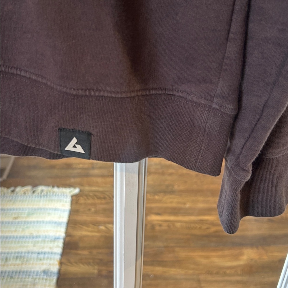 American Giant basic brown pullover sweatshirt la… - image 3